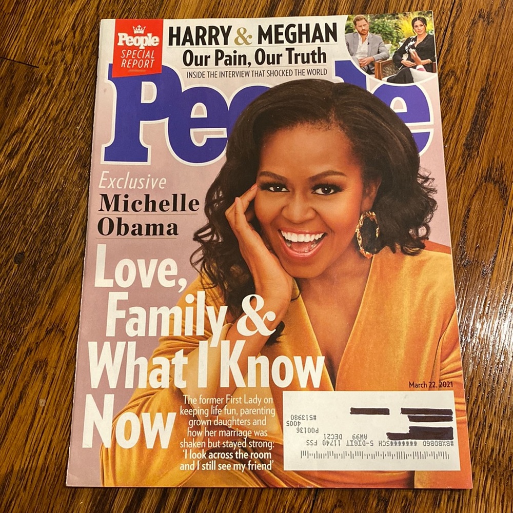 People Magazine - March 22 2021 - Michelle Obama - Prince Harry & Meghan Markle